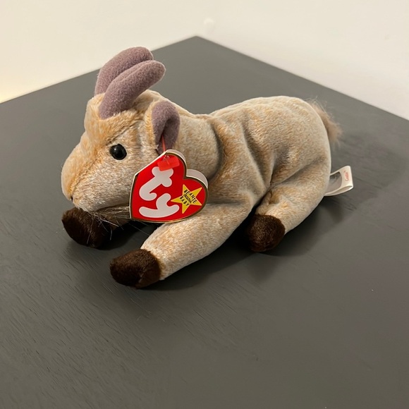 TY Beanie Baby - GOATEE the Goat - Picture 1 of 8